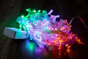 Електрогірлянда-штора BPNY 120LED 1,5x1,5м різнокольорова (107801)