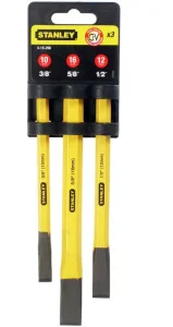 Набір зубил слюсарних STANLEY 3шт (4-18-298)