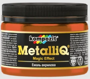 Эмаль акриловая Kompozit MetalliQ медь 0,1кг