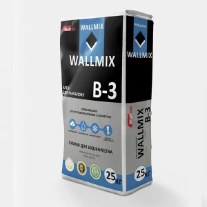 Клей для газоблоку Wallmix B-3 25кг