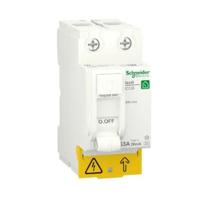 Диференційний вимикач Schneider Electric Easy9 63A 30мA 2P тип А (R9R61263)