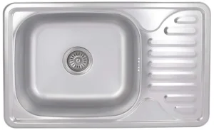 Кухонна мийка Brinex Satin 6642 0,8мм (BRIN6642SAT08)