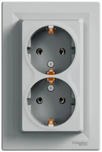 Розетка Schneider Asfora EPH9900161 алюміній
