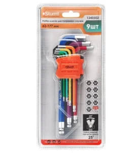 Набір ключів Sturm Tamper Torx 62-177мм 9шт (1340502)