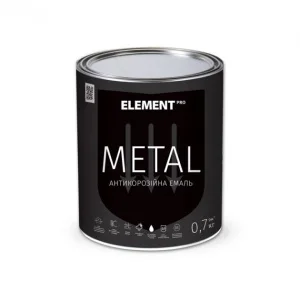 Краска антикоррозионная ELEMENT PRO METAL 0,7 кг синяя