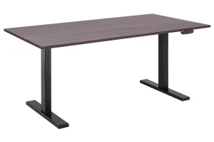 Стіл комп'ютерний 2E Wood Dark 620/1280x1500х750мм (2E-CE150WDARK-MOTORIZED)
