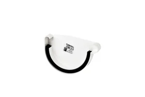 Заглушка желоба правая Profil 90 белая