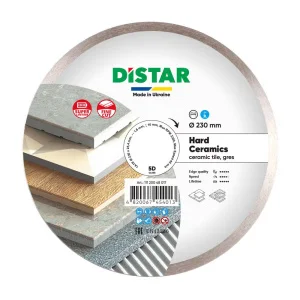 Диск алмазний DiStar Hard ceramics 1A1R 230x1,6x10x25,4мм (11120048017)