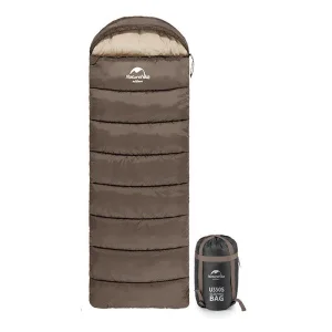 Спальник с капюшоном Naturehike U350S NH20MSD07 правый коричневый (6927595764312-R)