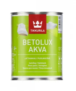 Краска алкидная полуглянцевая Tikkurila Betolux Akva 0,9л