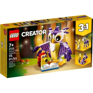 Фото конструктор lego creator фантастические лесные существа 175 деталей (31125)