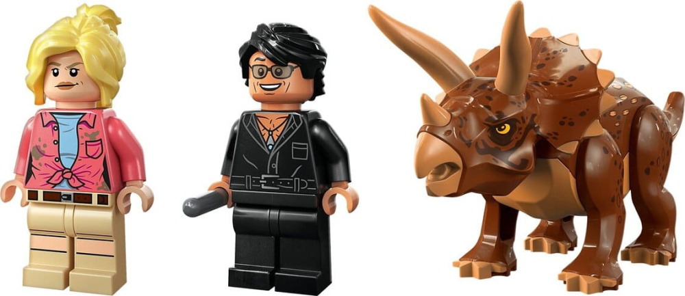 Конструктор Lego Jurassic Park Дослідження трицератопсів 281 деталь (76959)