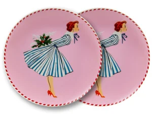 Набір з 2-х тарілок Lefard Miss Christmas 20,5см (924-888)