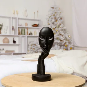Статуетка декоративна MVM DH-ST-03 Маска чорна (DH-ST-03 BLACK)