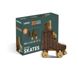 Фото картонный конструктор cartonic 3d puzzle roller skates (cartroll)