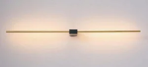 Бра KLOODI WALL LIGHT WA-GALA SQ915 3K BK/GD 10W IP20