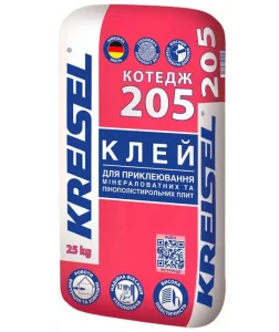 Суміш для приклеювання МВ та ППС Kreisel 205 Котедж 25кг