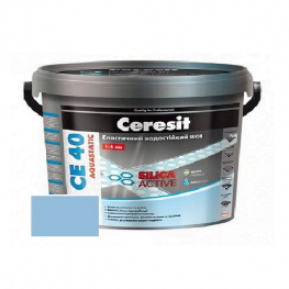 Смесь для заполнения швов Ceresit  до 6 мм голубой 80 CE 40 Aquastatic 2кг