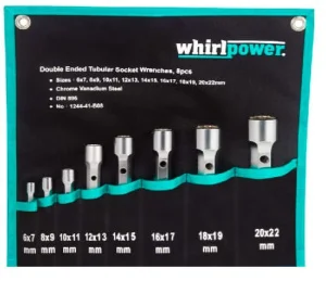 Набір ключів трубчастих Whirlpower 6-22мм 8 предметів (1244-41-B08)