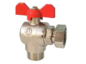 Кран кульовий Asco armatura 1/2" ЗВ з накидною гайкою (NP-VURB11)
