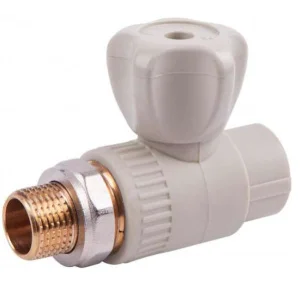 Кран кульовий радіаторний Alfa Plast PPR 20х1/2" прямий (APSRBB2012X)