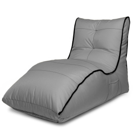 Фото кресло-мешок студия комфорта лежак оксфорд стандарт+ серый (03221)