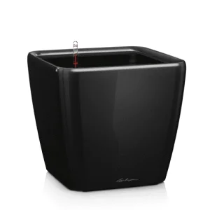 Фото умный вазон lechuza quadro premium ls 43 черный 32л (16189)