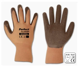 Рукавички захисні Bradas Perfect Grip Gray латекс розмір 9 (RWPGBR9)