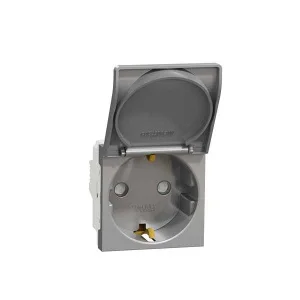 Розетка Schneider Unica New NU303730TA алюміній