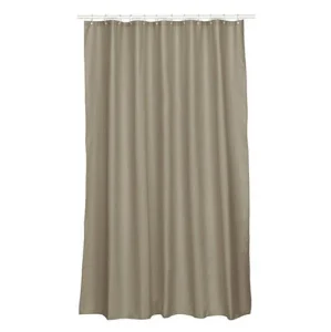Фото шторка для ванной kela polyester laguna серо-коричневая 180х200см (22076)