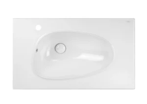 Раковина Qtap Virgo з донним клапаном 80х48х16,7см (QT1811FL8128BLW)