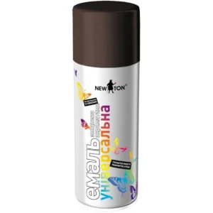 Эмаль аэрозольная New Ton RAL8017 коричневий глянец 400мл