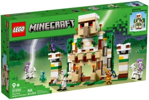 Фото конструктор lego minecraft крепость железный голем 868 деталей (21250)