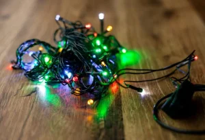 Фото электрогирлянда линейная bpny 50led 5м со вспышкой разноцветная (108040)