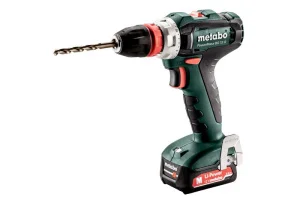 Акумуляторний дриль шуруповерт Metabo 12В PowerMaxx BS 12 Quick - 2х2.0Аг (Slide-in) (601037500)