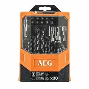Набір свердл і насадок викруткових AEG 30шт (AAKDD30)