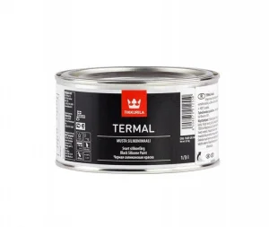 Краска силиконовая черная Tikkurila Termal 1/3л