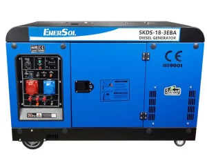 Генератор дизельний EnerSol SKDS-18-3EBA трьохфазний 18кВт