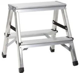 Стремянка двусторонняя VIRASTAR Step Stool алюминиевая 2x2 (DR125ALDD2)