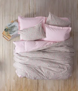 Фото комплект постельного белья cotton box petite sihu pembe 200x220см (cb_010077817)