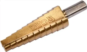 Свердло конічне ступінчасте титанове по металу Yato d10-20мм (YT-44745)