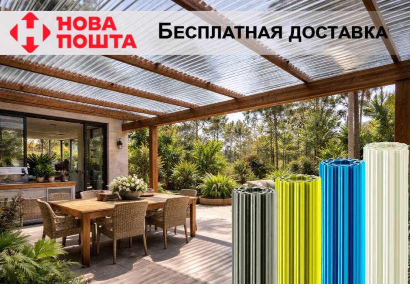 Шифер з безкоштовною доставкою