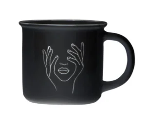 Чашка Vittora Lady in black VT-C-513370 370мл (116972)