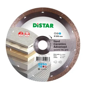 Диск алмазний DiStar Hard ceramics Advanced 1A1R 200x1,3x10x25,4мм (11120349015)