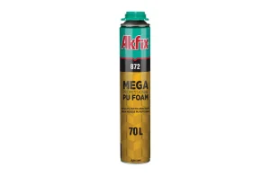 Піна монтажна всесезонна Akfix 872 PROFI SUPER MEGA 70л 850млх1035гр (FA018)