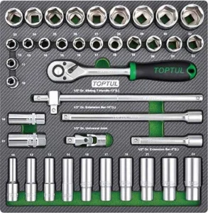 Набір інструментів TOPTUL 1/2" 39шт (GEC3901)