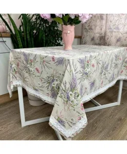 Скатертина Прованс Grosso з мереживом 85x85см (017539)