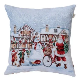 Фото подушка гобеленовая прованс carousel празднование 45x45см (041952)