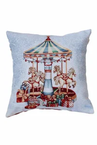 Наволочка гобеленова Прованс Carousel Карусель 45х45см (041944)