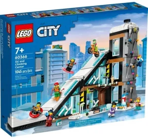 Фото конструктор lego city горнолыжный и скалолазный цент 1045 деталей (60366)